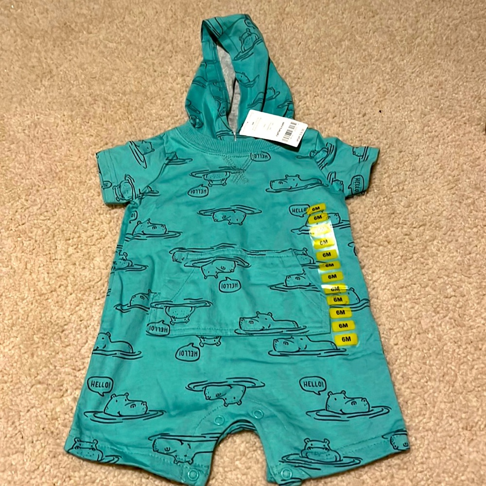 Baby Boy Hooded Shorts Outfit